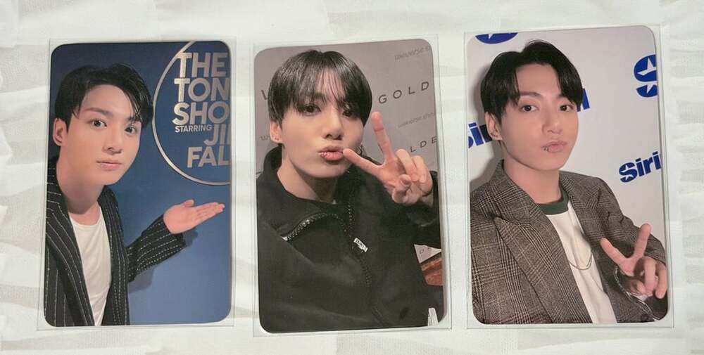 BTS Jungkook GOLDEN Soundwave Lucky Draw R2 Photocard Set 3 Official JK